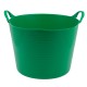 Ведро гибкое сверхпрочное, 40 л, зеленое, Сибртех