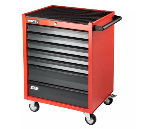 RUNTEC RTEC-7R Тележка инструментальная 7 полочная ECO красная RUNTEC RTEC-7R Тележка инструментальная 7 полочная ECO красная