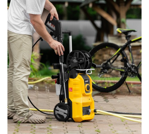 Моечная машина высокого давления R-180iD, 2000 Вт, 180 бар, 420 л/ч, асинх. двиг., бараб.// Denzel