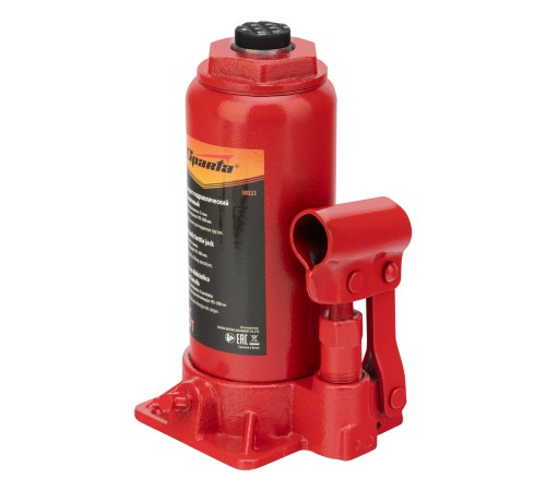 Домкрат гидравлический бутылочный, 5 т, h подъема 195-380 мм Sparta