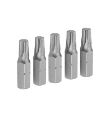Набор вставок (бит) торцевых 1/4", Torx, T20, 25 мм, 5 предметов TOLSEN TT20276 Набор вставок (бит) торцевых 1/4", Torx, T20, 25 мм, 5 предметов TOLSEN TT20276