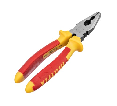 Плоскогубцы комбинированные Insulated, 200 мм, двухкомпонентные рукоятки Matrix Professional Плоскогубцы комбинированные Insulated, 200 мм, двухкомпонентные рукоятки Matrix Professional