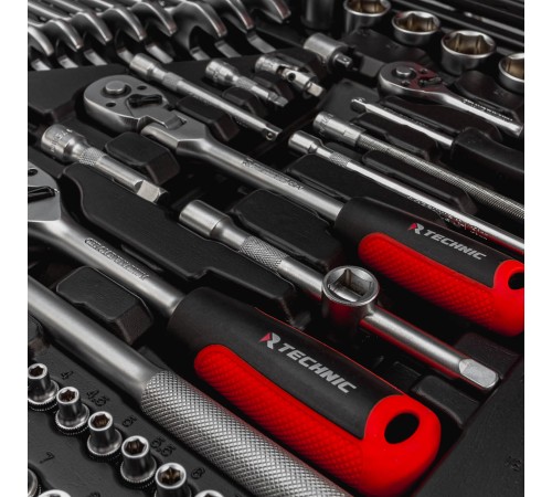 RUNTEC RT-HT142T Набор ручных инструментов RUNTEC TECHNIC 142 предмета 1/2", 3/8", 1/4"