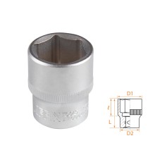 Головка торцевая стандартная шестигранная 1/2", 23 мм AFFIX AF00040023 Головка торцевая стандартная шестигранная 1/2", 23 мм AFFIX AF00040023