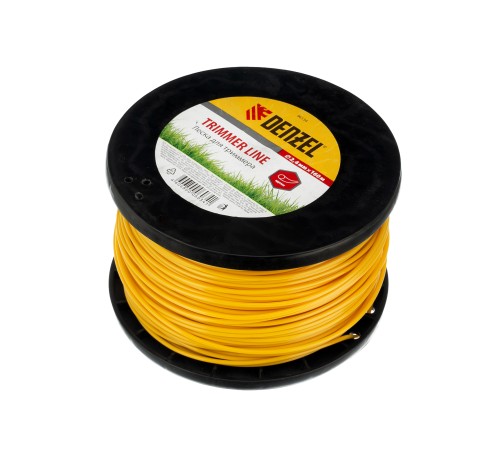Леска для триммера круглая   2.4 мм, 160 м, на Din катушке Denzel