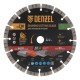 Диск алмазный отрезной DENZEL, ф230 х 22.2 мм, сегментный, сухой рез, HWD92, круг, 731040