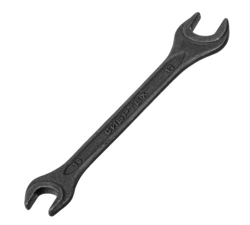 Ключ рожковый, 10 х 12 мм, CrV, фосфатированный, ГОСТ 2839 Сибртех