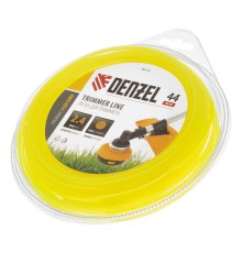 Леска для триммера, круглая 2.4 мм х 44 м, блистер Flex cord Denzel