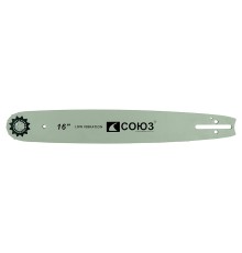 Пильная шина 16" СОЮЗ, паз 1,5мм, 0,325", 66зв, хвостовик POH(OREGON K095/A095)