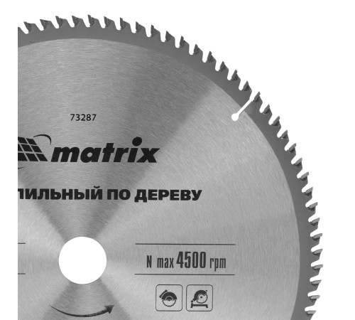 Пильный диск по дереву, 305 х 30 мм, 96 зубьев Matrix Professional Пильный диск по дереву, 305 х 30 мм, 96 зубьев Matrix Professional