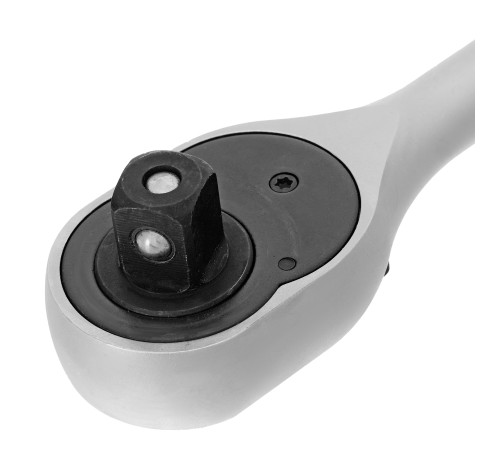 Ключ-трещотка 1/2", CrV, 72 зуба, с быстрым сбросом, матовый хром Stels Ключ-трещотка 1/2", CrV, 72 зуба, с быстрым сбросом, матовый хром Stels