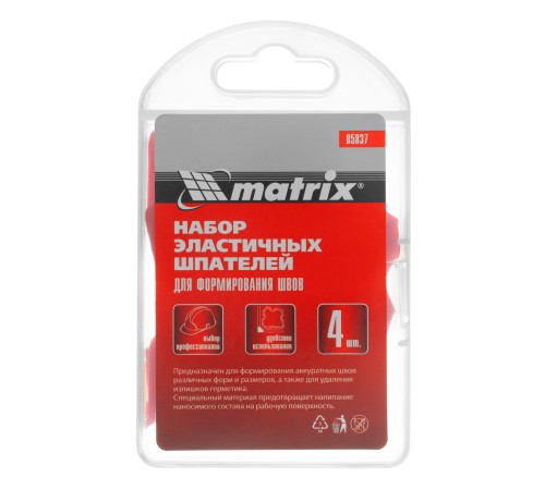 Набор эластичных шпателей для формирования швов, 4 предмета Matrix Набор эластичных шпателей для формирования швов, 4 предмета Matrix