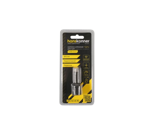 Коронка алмазная для УШМ Hanskonner H1055-10-12 Коронка алмазная для УШМ Hanskonner H1055-10-12