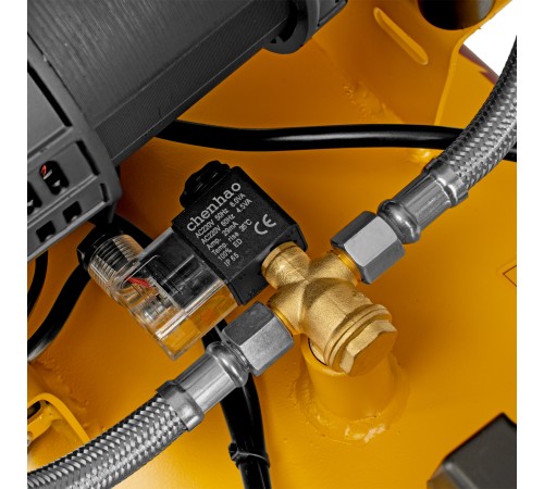 Компрессор безмасл. малошумный DLP-3000/100, 3 кВт, 2х1,5 кВт,100 л, 2850 об/мин,500 л/мин Denzel