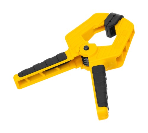 Струбцина клещеобразная, усиленная 65 х 50 мм, двухкомпонентные рукоятки Denzel