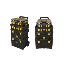 HSP5KIT Набор ящиков системы хранения HANSTORAGE PLUS (5шт) на колесах