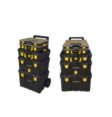 HSP5KIT Набор ящиков системы хранения HANSTORAGE PLUS (5шт) на колесах