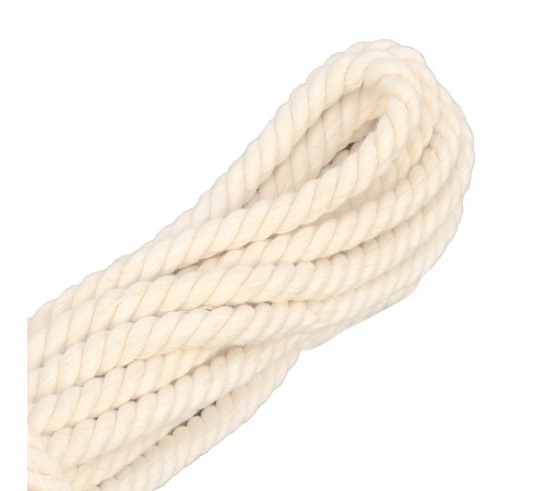 Веревка х/б, D 10 мм, L 11 м, крученая, 211 кгс Сибртех