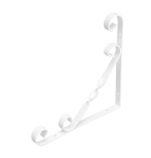 Кронштейн декоративный, 200 х 200 мм, белый Сибртех