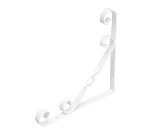 Кронштейн декоративный, 200 х 200 мм, белый Сибртех