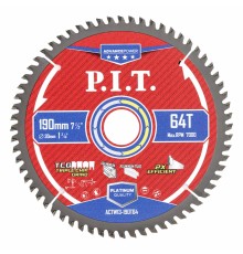 Диск пильный по алюминию P.I.T. ACTW13-190T64
