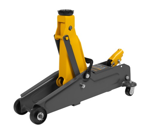 Домкрат гидравлический подкатной, 2 т, 135-385 мм Denzel