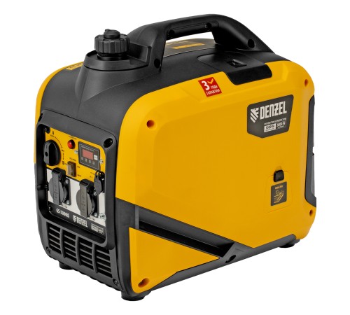 Генератор инверторный GS-3000iS, 3,0 кВт, 230 В, закрытый корпус, ручной старт DENZEL