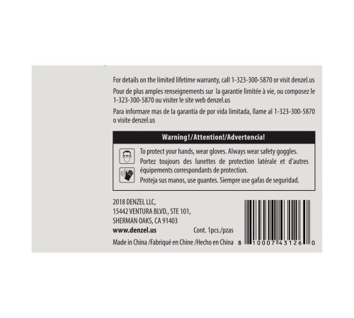 Струбцина G-образная, 4", 100 мм// Denzel