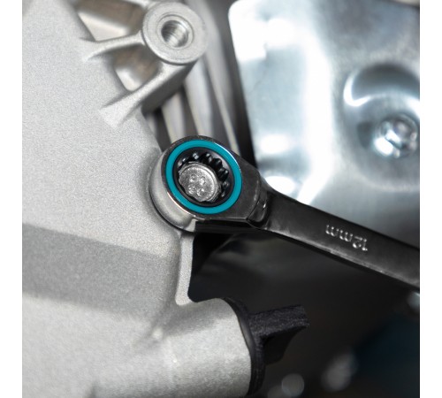 Набор ключей комбинированных с трещоткой, 8-19 мм, 7 шт, CrV Gross