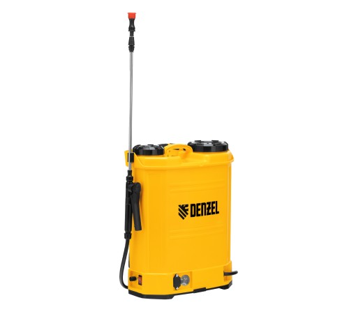 Опрыскиватель ранцевый аккумуляторный D-16LA, 16 л, щелочной акк., 12 В, 8 Ач// Denzel
