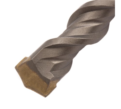 Бур по бетону, двойная спираль, три пылеотводящие кромки, 22 x 600 мм DENZEL