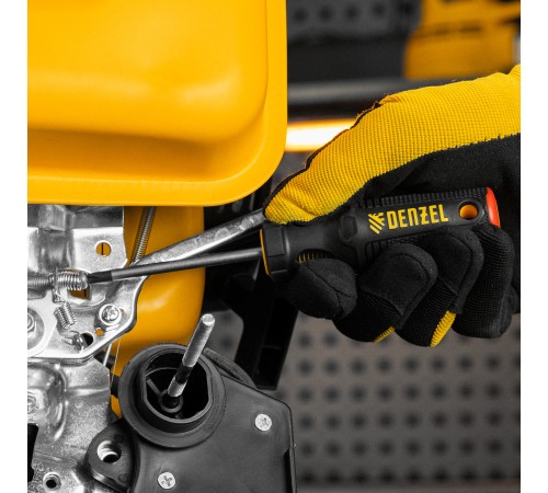 Отвертка, PH1х75 мм, S2, 3к рукоятка Denzel