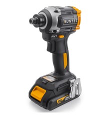 RUNTEC RT-ED232 Винтоверт-гайковерт ударный аккумуляторный RUNTEC PRO HEX 1/4", квадрат 1/2", 20В, 2*2Ач, 230Нм
