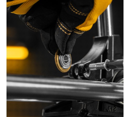 Ролик режущий с подшипником для плиткореза, 22х6х6мм, TiN Denzel