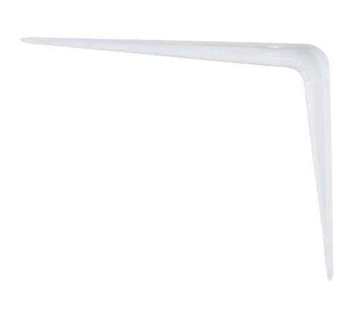 Кронштейн угловой с ребром, 175 х 225 мм, белый Сибртех