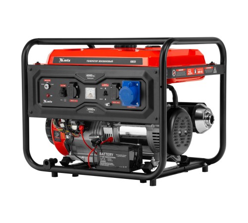 Генератор бензиновый RS-7000E, 6 кВт, 230В, электростартер MTX