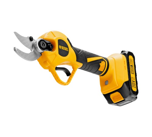 Секатор аккумуляторный, бесщет., CP-30BL, Li-Ion, 20 В, лезвия SK5 // Denzel