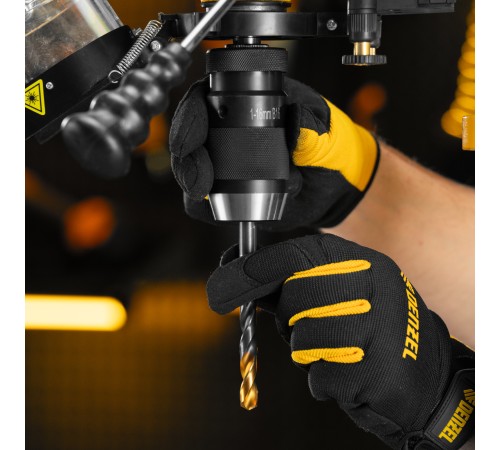 Станок сверлильный радиальный DDM-550R, 550 Вт, 16 мм, 12 ск., настольный Denzel