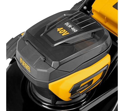 Газонокосилка аккумуляторная бесщет. DLM-460, 460 мм, травосб. 65 л., Li-Ion, 40 В Denzel
