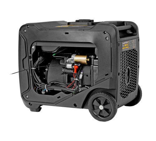 Генератор инверторный GS-4500iSE, 4,5 кВт, 230 В, закрытый корпус, электростартер DENZEL