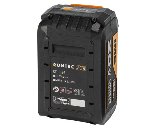 RUNTEC RT-LB26 Батарея аккумуляторная RUNTEC PRO 20В, 6Ач RUNTEC RT-LB26 Батарея аккумуляторная RUNTEC PRO 20В, 6Ач