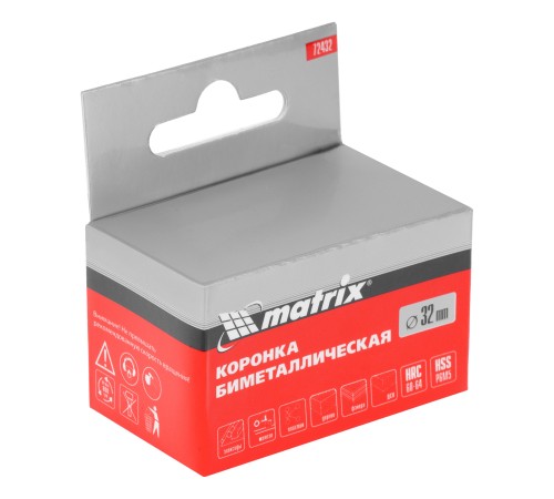 Коронка Bimetal, 32 мм Matrix