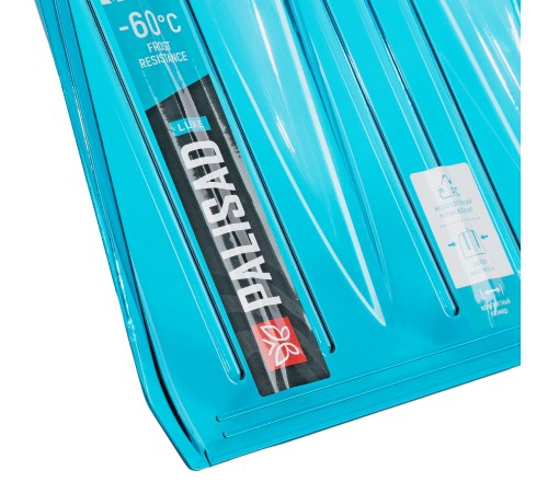 Лопата для уборки снега, поликарбонат, 260х310х870 мм, стальной черенок, LUXE Palisad