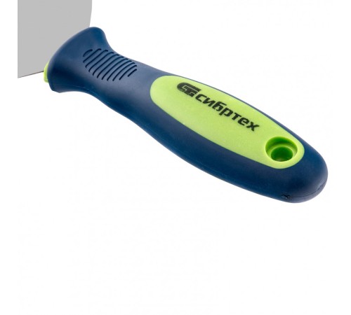 Шпательная лопатка из нержавеющей стали, 150 мм, двухкомпонентная ручка Сибртех Шпательная лопатка из нержавеющей стали, 150 мм, двухкомпонентная ручка Сибртех