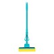 Швабра отжимная, 110 см, губка PVA 26х5,5х6 см, телескопическая рукоятка, бирюзовая, Home Palisad