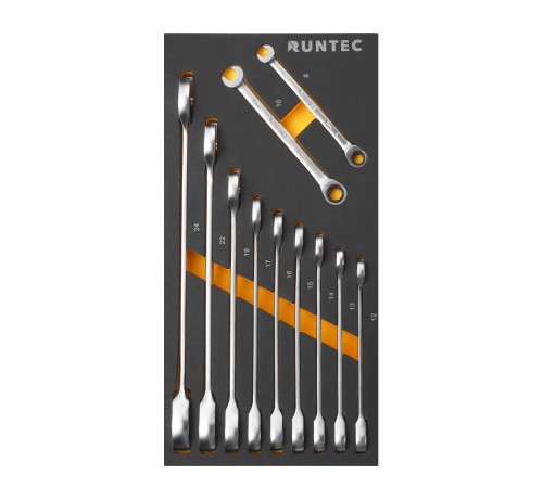 RUNTEC RT-HT273IND-LE7G Тележка инструментальная Limited Edition 7 полочная Industrial серая с комплектом инструмента, 273 предмета