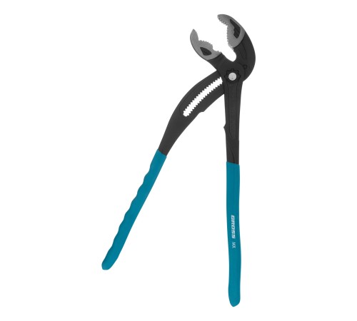 Клещи переставные, кнопочный механизм, обливные рукоятки, 400 мм Gross