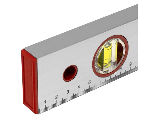 Уровень алюминиевый, 1000 мм, 2 глазка, линейка Sparta