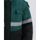 Костюм зимний Профи-Норд UZ (тк.Смесовая,240) п/к, черный/т.зеленый