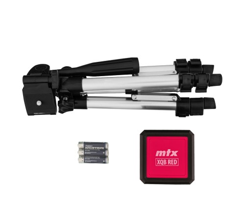 Лазерный уровень XQB RED Pro SET, 10 м, красный луч, батарейки, штатив MTX Лазерный уровень XQB RED Pro SET, 10 м, красный луч, батарейки, штатив MTX